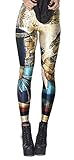 QZUnique Women's Ancient Egyptian Printed Elastic