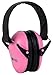 Boomstick Gun Accessories Low Profile Noise Cancelling Over The Head Folding Earmuff Noise Safety Hearing Protection Pink