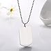 Udobuy® Stainless Steel Pendant Always Remember You are Braver Than You Believe Inspirational Letters Engraved Charm Necklace