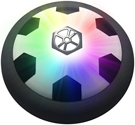 COOLUCK Air Hover Ball,Air power Hockey Soccer Kid Toys, Girl and Boy Gifts, Pneumatic Floating with Foam Bumpers and Colorful LED Lights for Indoor & Outdoor Games