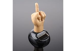 JOWXSX Car Dashboard Solar Powered Mid Finger Shaking Dancing Figure Decorative Figures Playsets, Solar Dancing Figurines, Dashboard Bobbleheads, Middle Finger Duck, Solar Power Kits 1 Pc