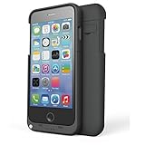 Rechargeable Battery Backup Power Bank Charger Case Cover for iphone 6 Plus / 6S Plus with 4800mAh capacity (Black)