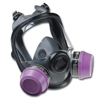 7700 Series Half Mask Respirator With BP1002 Backpack Adapter – Size Medium, Silicone Comfort Fit