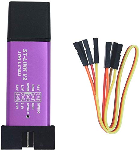 ICQUANZX ST-Link V2 Programming Unit Mini STM8 STM32 Emulator Downloader M89 New (Random Color)
