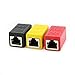 PASOW RJ45 Coupler in-Line Coupler Cat7 Cat6 Cat5e Ethernet Cable Extender Adapter Female to Female (3 Pack)