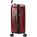 Delsey Luggage Helium Titanium Carry-On EXP Spinner Trolley Red