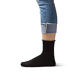 SHEEC - ComFits - Women's Bandless Socks (Black / Large (4 Pairs))