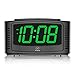 DreamSky Little Digital Alarm Clock with Snooze, 1.2 Inch Clear Led Digit Display with Dimmer, Simple to Operate, Plug in Clock for Bedroom Kids Gifts