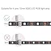 20 Pcs 4 Pin RGB LED Light Strip Connectors JACKYLED PBC 10mm Wide Strip to Strip LED Adapter Gapless Solderless Clip Connectors for SMD 5050 Multicolor LED Strips (White)
