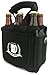 L&L Brew Works Six Pack Craft Beer Carrier, Neoprene Six Pack Caddy with Bottle Opener and Essentials Pocket