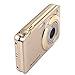 KINGEAR KG007 2.7 Inch TFT 5X Optical Zoom 15MP 1280x720 HD Anti-shake Smile Capture Digital Video Camera-Gold