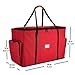 Super Rigid 2-in-1 Christmas Bauble Storage Box & Xmas Decoration Container - Easy Access Removable Trays, Keeps 73 Baubles & Ornament - Adjustable Extent Area for Figurines and Pockets for Decoration
