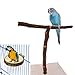 kathson Bird Perches, Parrot Stand Platform, Natural Apple Wooden Chewing Toys Playground Grinding Cage Accessories for Parakeets Cockatiels Hamster or Chinchilla (2 Packed)thumb 4