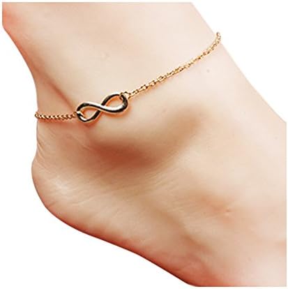 Daycindy Star Charm Multi-Layer Diamond Ankle Chain for Women