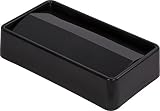 Carlisle 34202403 TrimLine Plastic Swing Top Lid, 20.19 x 11.56 x 4-1/2", Black (Case of 4)