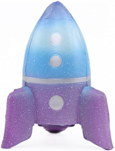 Galaxy color rocket spaceship squishy kawaii scented