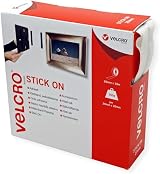 VELCRO Brand Stick On Tape 20mm x 10m White Cut-to-Length Strong Hook & Loop view 7