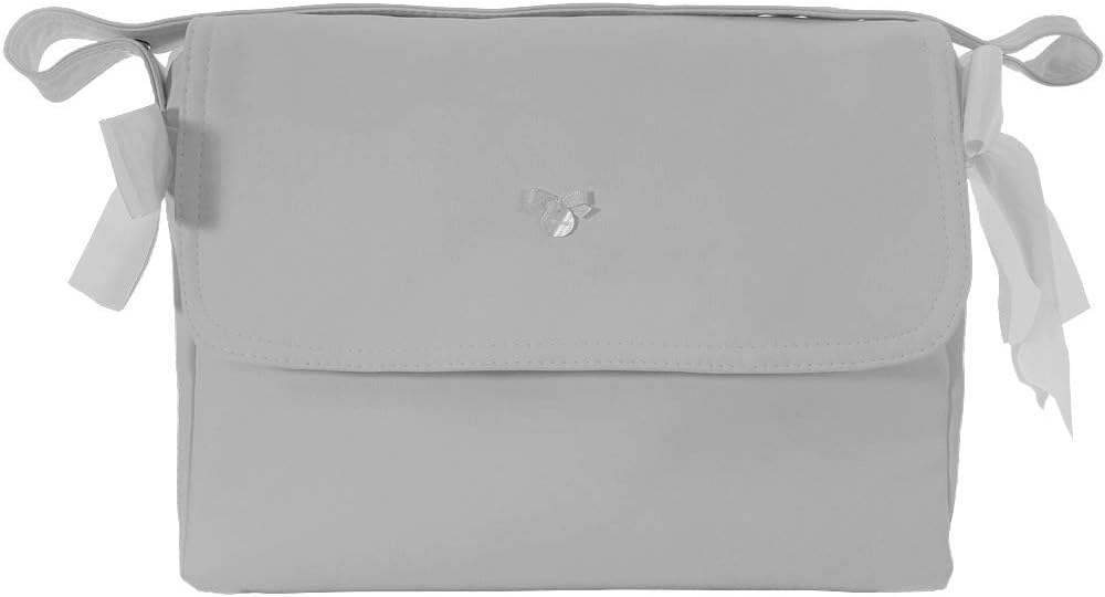 grey pram bag