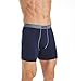 SAXX Underwear Men's Boxer Briefs – PLATINUM Men’s Underwear – Boxer Briefs with Built-In BallPark Pouch Support – Underwear for Men, Navy, Large