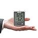 BALDR Mini Digital Portable Versatile Thermometer Hygrometer Monitor Temperature Gauge Humidity with Standing Wall Hanging Magnet babyroom Greenhouse,Black