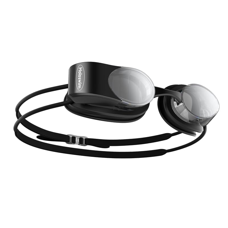 Holoswim 2S Smart Swim Goggles, Digital Goggle for Real-time Display, AI Data Analysis APP, Stroke Recognition, Nano Anti-fog Goggles IPX8 Waterproof, Garmin Swim Watch support — image 1