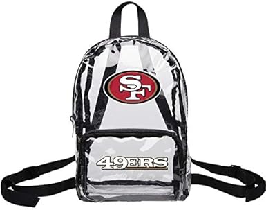 clear 49ers backpack