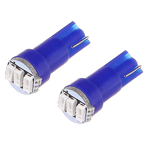 image for cciyu 20 Pack Blue T5 3-3014 SMD Wedge LED Light Bulbs 74 17 18 37 70 