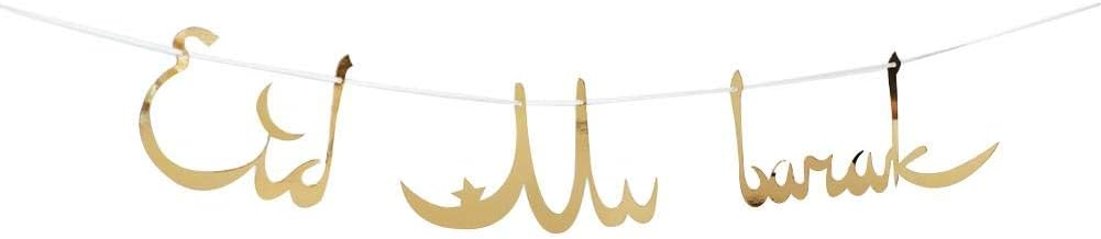 niyin204 Ramadan Decorations For Home Bunting Happy Eid Mubarak Islamic Eid Decoration cozy