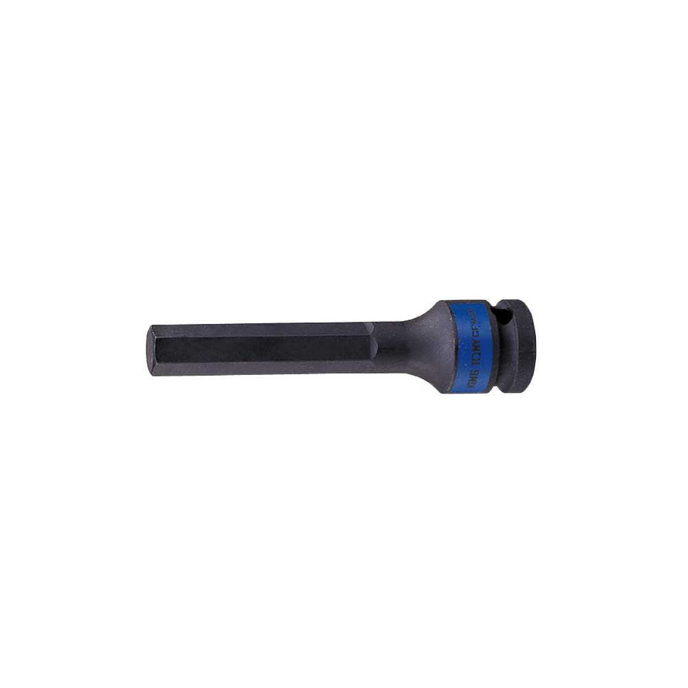 KING TONY 406505 Hexagon Head Long Impact Socket, 5 mm, 1/2-inch