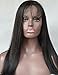 Chantiche Best Yaki Straight Human Hair Wigs for Black Women Glueless Brazilan Human Lace Front Wigs with Baby Hair 130 Density 16inches Natural Color