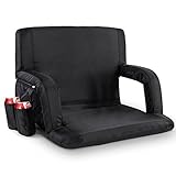 Sportneer Stadium Seats for Bleachers Portable Seat Chairs with Backs and Padded Cushion