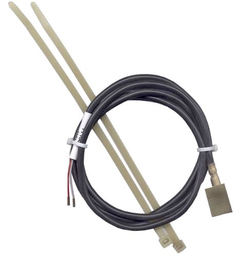 PT1000 pipe contact sensor, 1.0 m silicone cable.