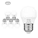 Minger 3W G14 E26 LED Bulbs,25W Incandescent Bulb Equivalent, Not Dimmable, 200lm, Warm White, 2700K, LED Light Bulbs,220° Beam Angle, 6-Pack