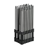 Neiko 10224A Extra Long Security Power Bit Set, 32 Piece | 1/4" Shank, 6" Length | Premium S2 Steel