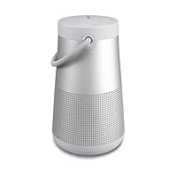 Bose SoundLink Revolve+ (Series II) Portable Bluetooth Speaker - Wireless Water-Resistant Speaker with Long-Lasting Battery and Handle, Silver