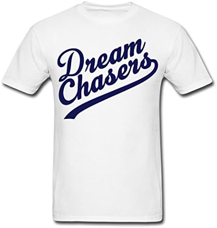 Global Daren 2015 and 2016 Modern Men's Dream Chasers T-Shirts white X-Large