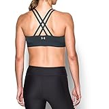 Under Armour Women's Armour Eclipse Low Impact Sports Bra, Stealth Gray/Stealth Gray, Medium