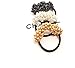 Twdrer 8Pcs Plastic Hair Rope,Pearls Beads Hair Band Hair Headband Ponytail Holder, Hair Accessories For Girl Women