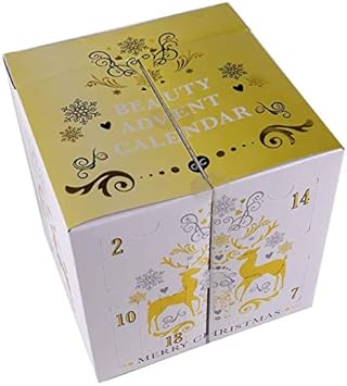 Accentra Beauty Calendrier De L Avent Pour Femme Avec 24 Produits De Maquillage Cosmetiques Et Accessoires Pour Une Periode De L Avent Variee Et Elegante Amazon Fr Beaute Et Parfum