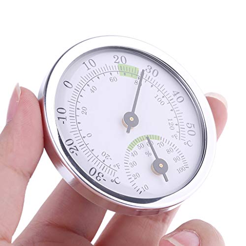 Wall Mounted Temperature Humidity Meter Thermometer & Hygrometer for Sauna Room Household