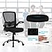 FDW Ergonomic Mesh Office Chair, Executive Rolling Swivel Chair, Computer Chair with Lumbar Support Desk Task Chair for Women, Men(Black)