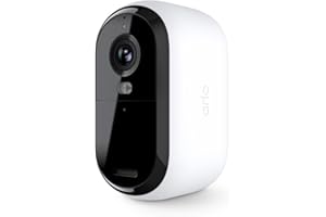 Arlo Essential Security Camera 2K |Outdoor - Indoor | 2nd Gen | Wireless with Spotlight, 2-Way Audio, Color Night Vision, Live Stream, Motion Activation, Real Time Notifications, Wide Angle - White