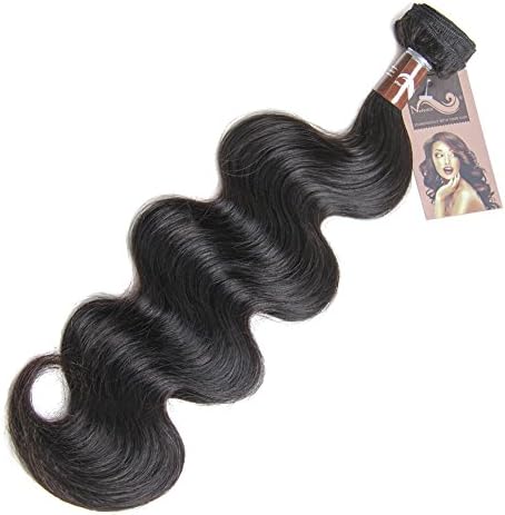Nefertiti Brazilian Body Wave Virgin Hair Extension 7A Grade Natural Black Color 100% Unprocessed Human Hair 100 grams