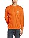 Carhartt Men's High Visibility Force Color Enhanced Long Sleeve Tee,Brite Orange,Large