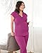 Kindred Bravely Davy Ultra Soft Maternity & Nursing Pajamas Sleepwear Set (Berry, Medium)