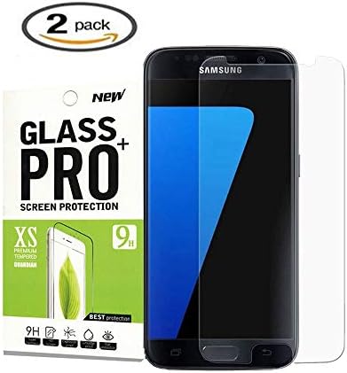 [2Pcs] for Samsung Galaxy S7 Tempered Glass Screen Protector,antsplust[9H Hardness][Bubble Free][Anti-Scratch] Ultra-Clear Tempered Glass Screen Protector for Galaxy S7 [Case Friendly]
