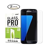 [2Pcs] for Samsung Galaxy S7 Tempered Glass Screen Protector,antsplust[9H Hardness][Bubble Free][Anti-Scratch] Ultra-Clear Tempered Glass Screen Protector for Galaxy S7 [Case Friendly]