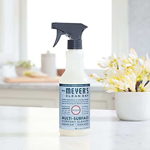 MRS. MEYER’S CLEANDAY All-Purpose Cleaner Spray, Snowdrop, 16 fl. oz