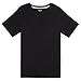 French Toast Boys' Short Sleeve Crewneck Tee,Black,3T