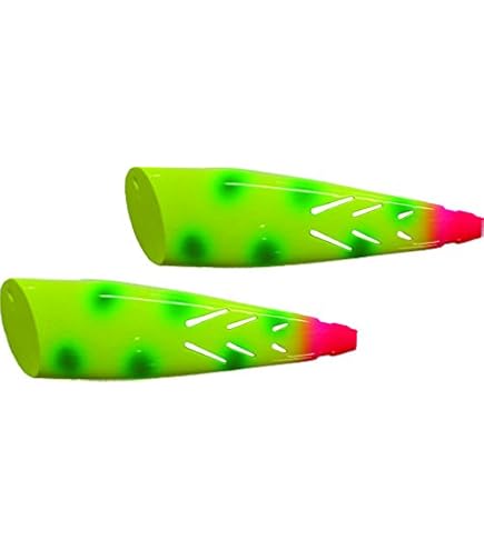 Leurres De Pêche Brad's Killer TPKCP-30 – Pack De 2 Bouchons Coulés Non Gréés Pour La Pêche Au Kokanee